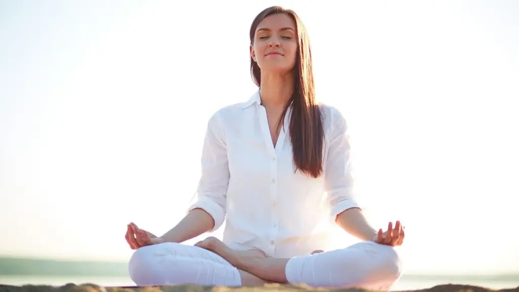 Meditation for anxiety depression with calm body and alert attention